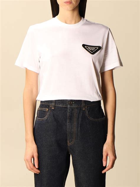 prada t shirts women& 39|Prada denim shirt women's.